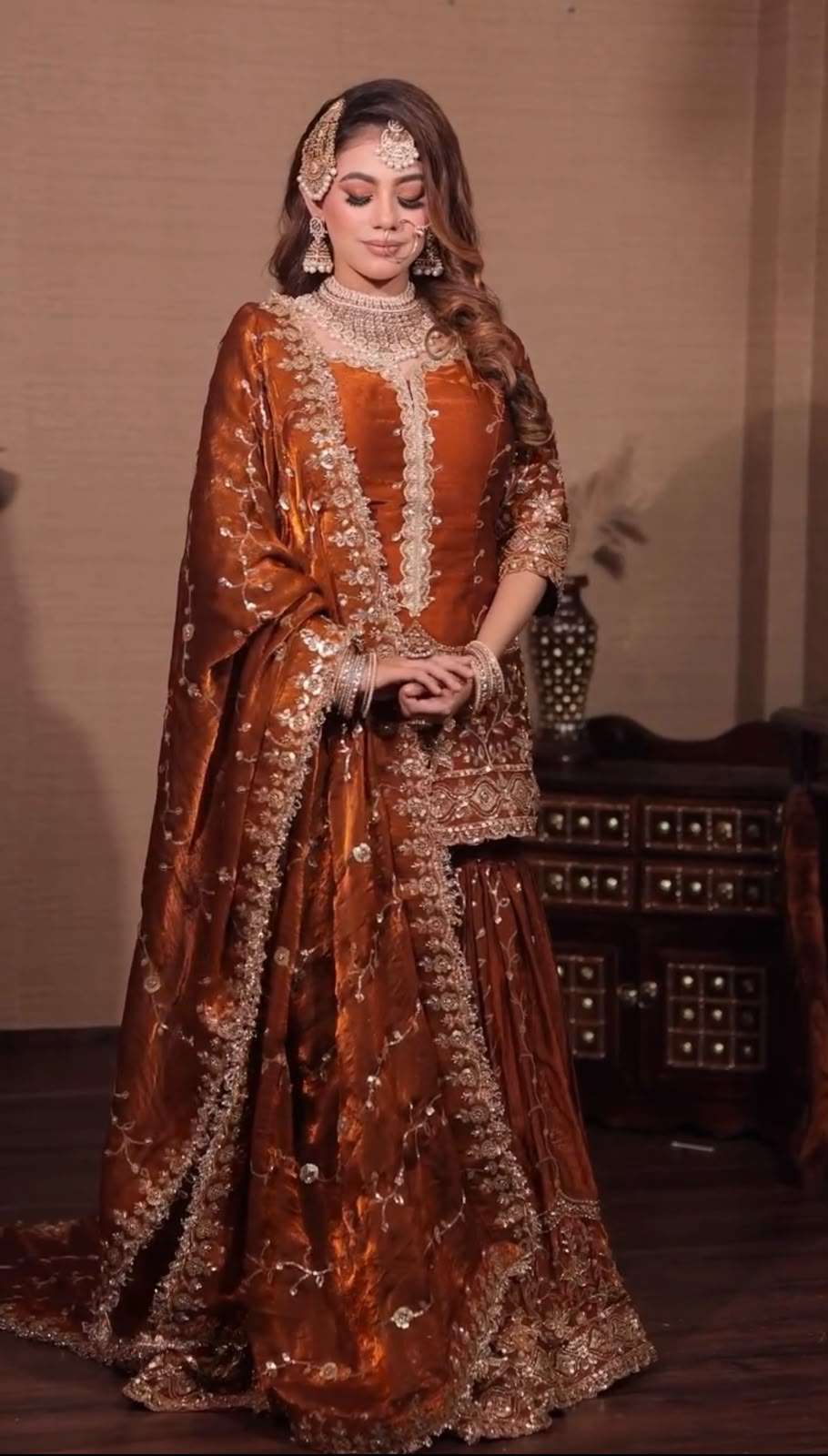 SSR 533 SILK SEQUENCE EMBROIDERY DESIGNER WORK FESTIVE WEAR SUIT