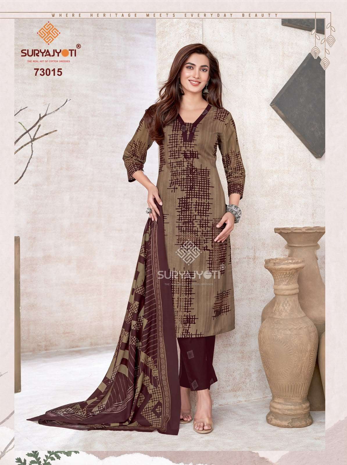SURYAJYOTI TRENDY COTTON VOL 73 COTTON PRINTED LADIES SALWAR SUIT