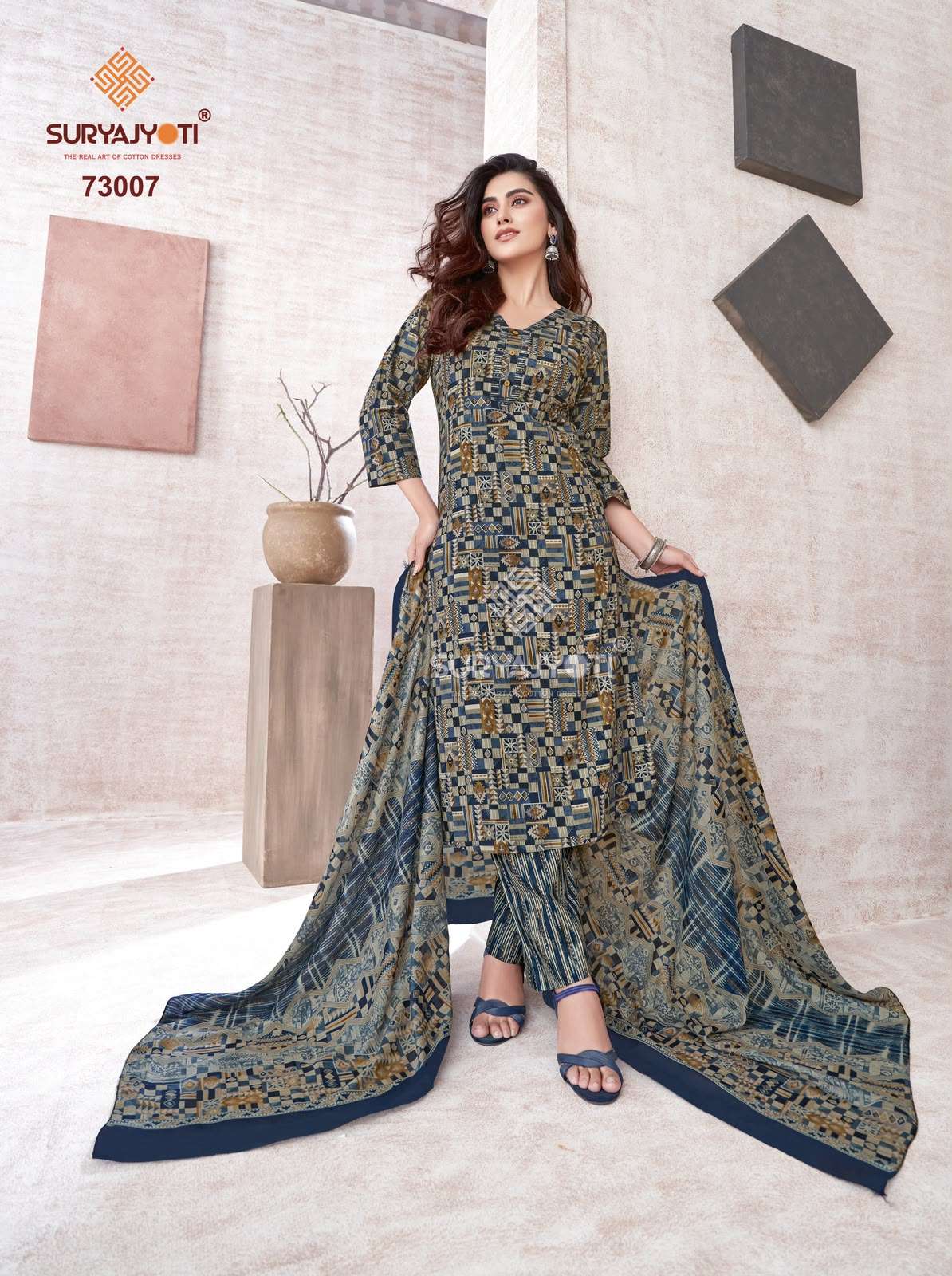 SURYAJYOTI TRENDY COTTON VOL 73 COTTON PRINTED LADIES SALWAR SUIT