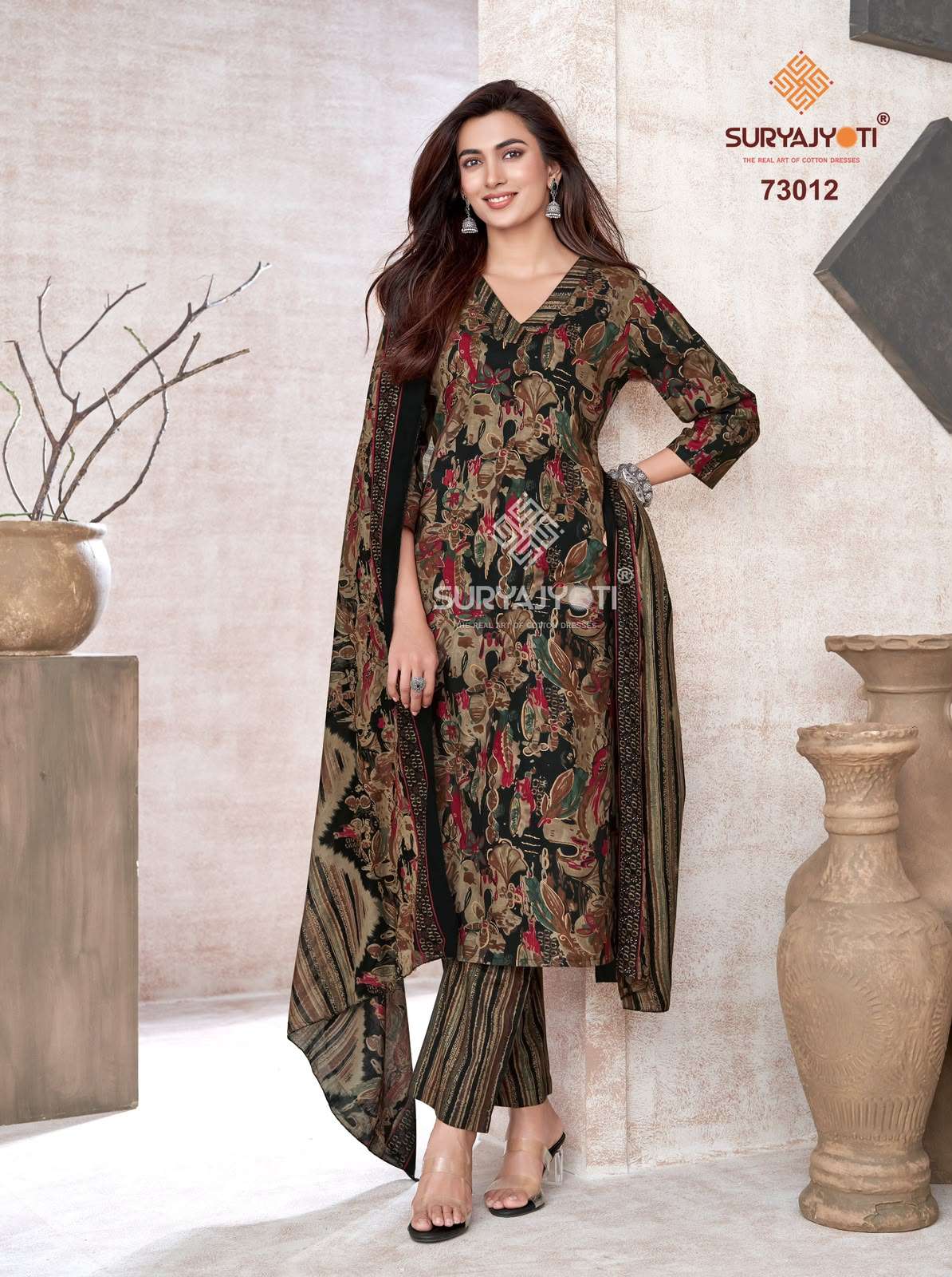 SURYAJYOTI TRENDY COTTON VOL 73 COTTON PRINTED LADIES SALWAR SUIT