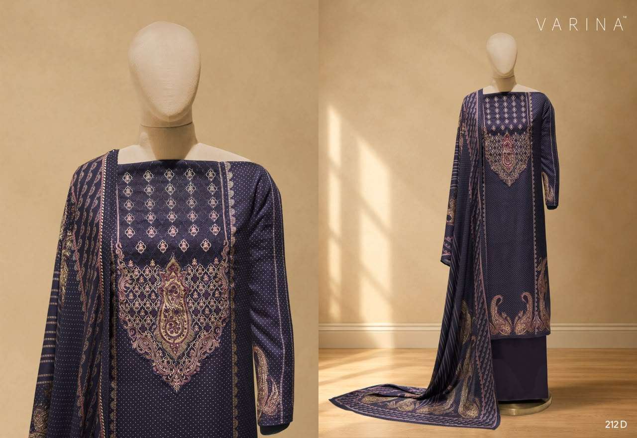 VARINA FAB BRIELLE PASHMINA DIGITAL PRINT WITH PATCH EMBROIDERY WORK SUIT