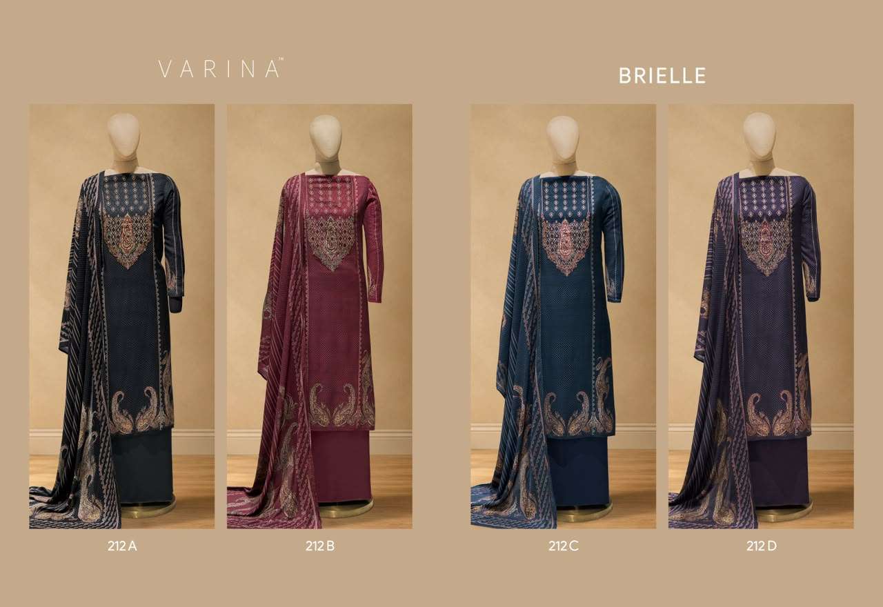 VARINA FAB BRIELLE PASHMINA DIGITAL PRINT WITH PATCH EMBROIDERY WORK SUIT