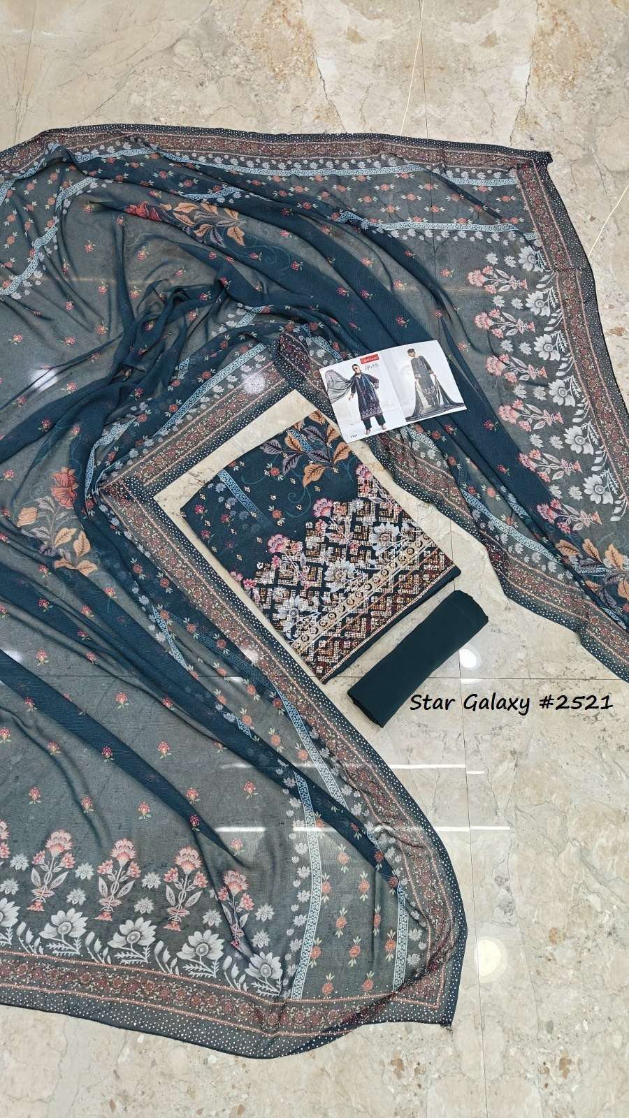 VISHWAM FABRICS STAR GALAXY VOL 2 DIGITAL PRINT WITH DESIGNER WORK SUIT
