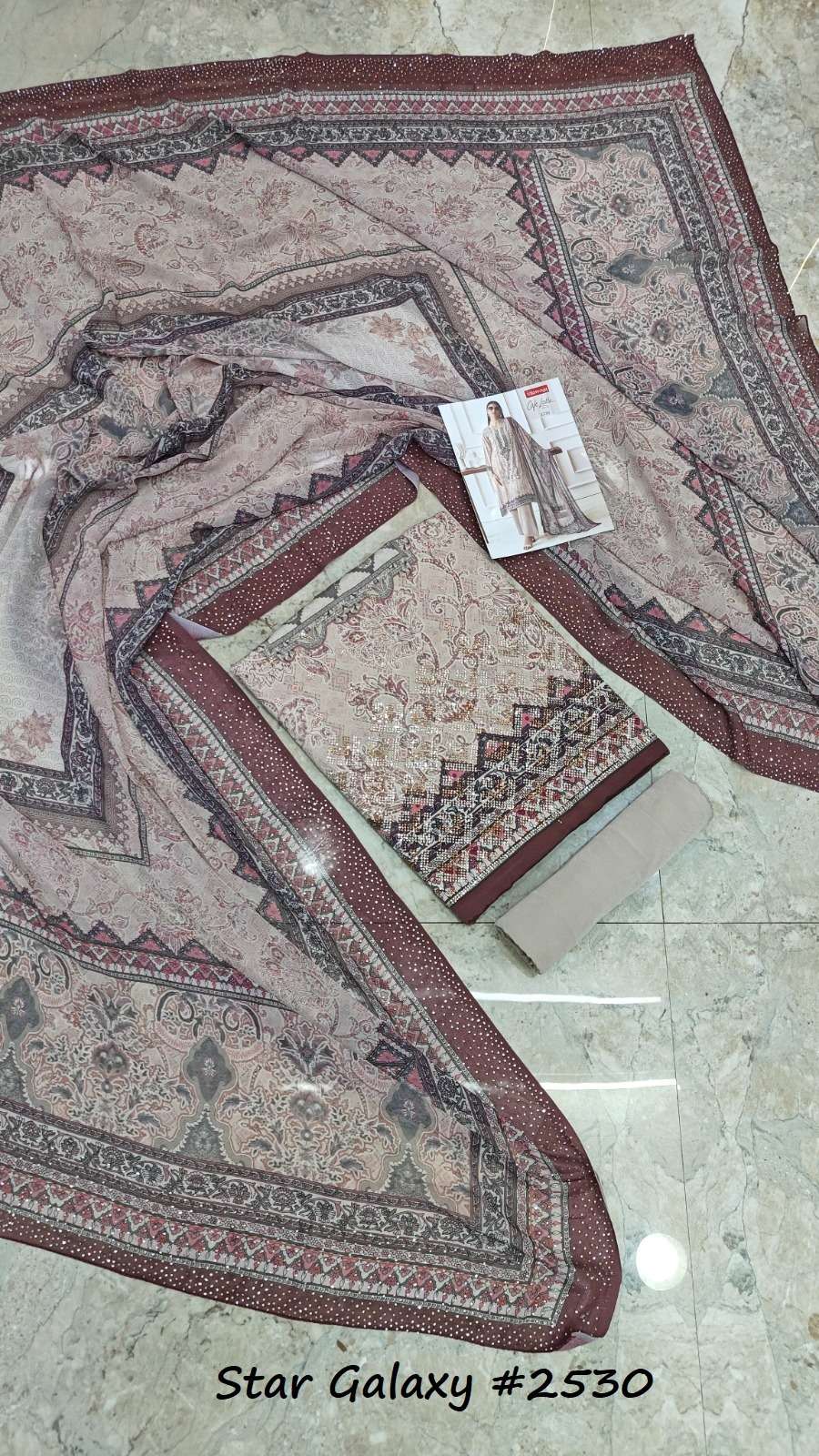 VISHWAM FABRICS STAR GALAXY VOL 2 DIGITAL PRINT WITH DESIGNER WORK SUIT