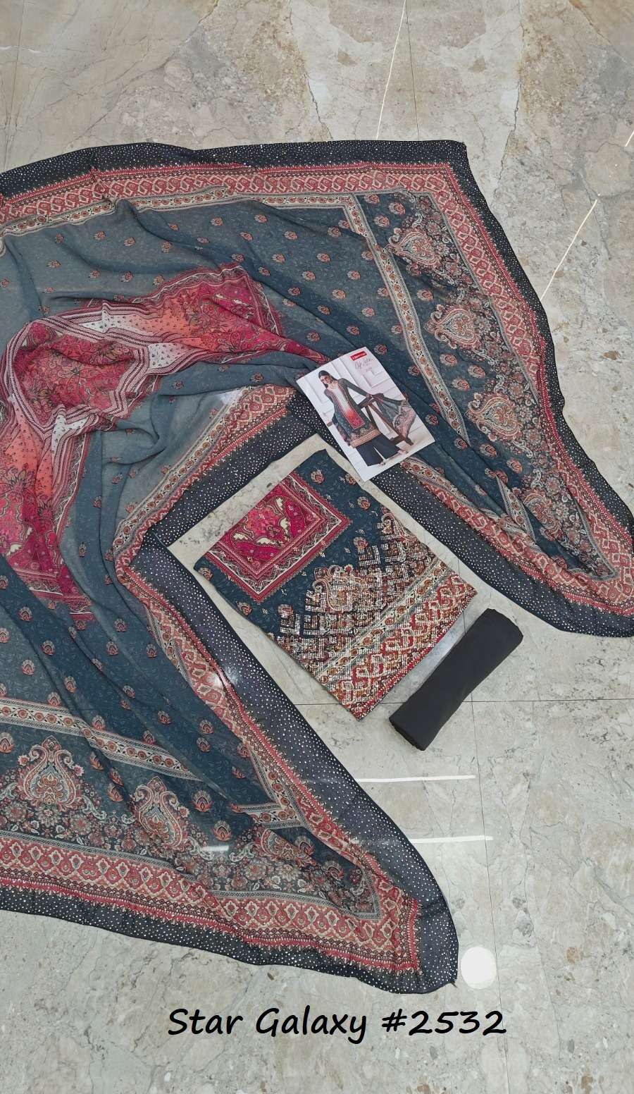 VISHWAM FABRICS STAR GALAXY VOL 2 DIGITAL PRINT WITH DESIGNER WORK SUIT