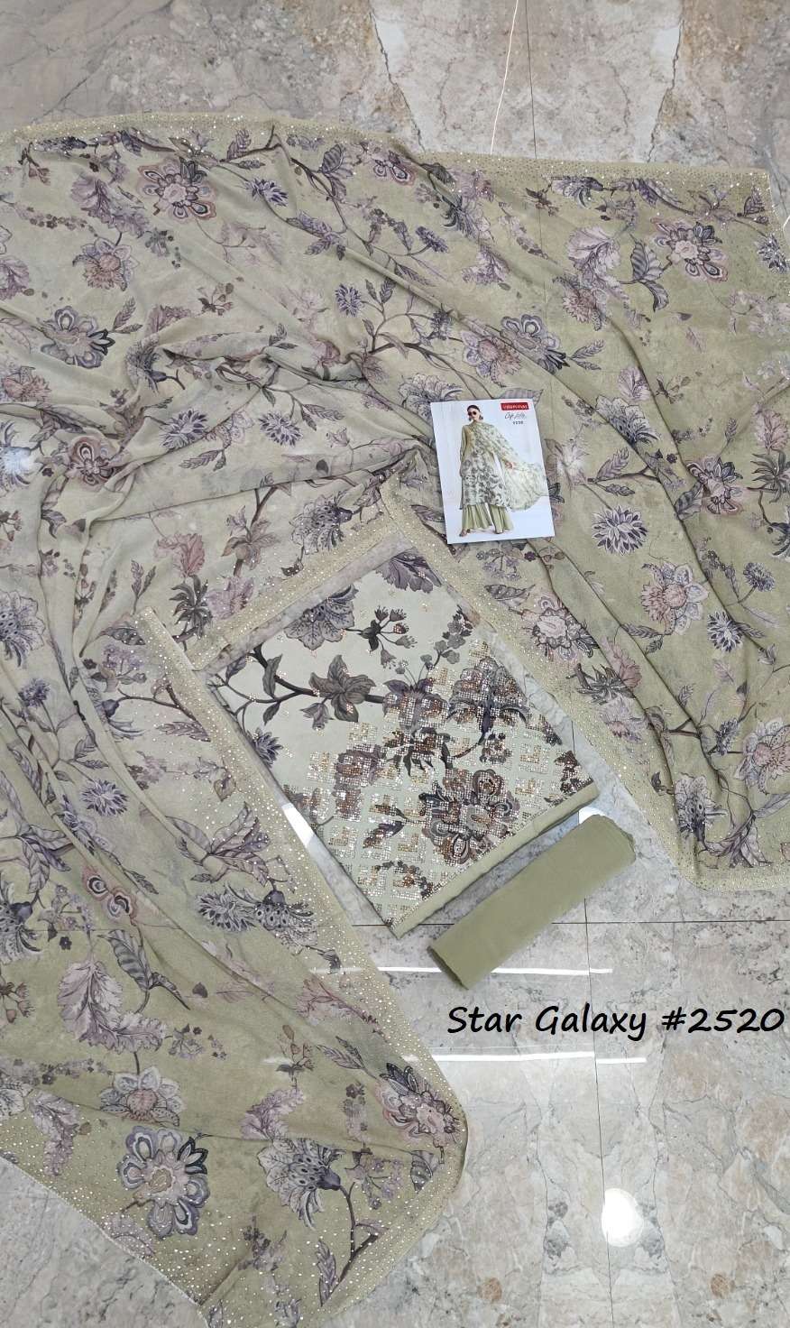VISHWAM FABRICS STAR GALAXY VOL 2 DIGITAL PRINT WITH DESIGNER WORK SUIT